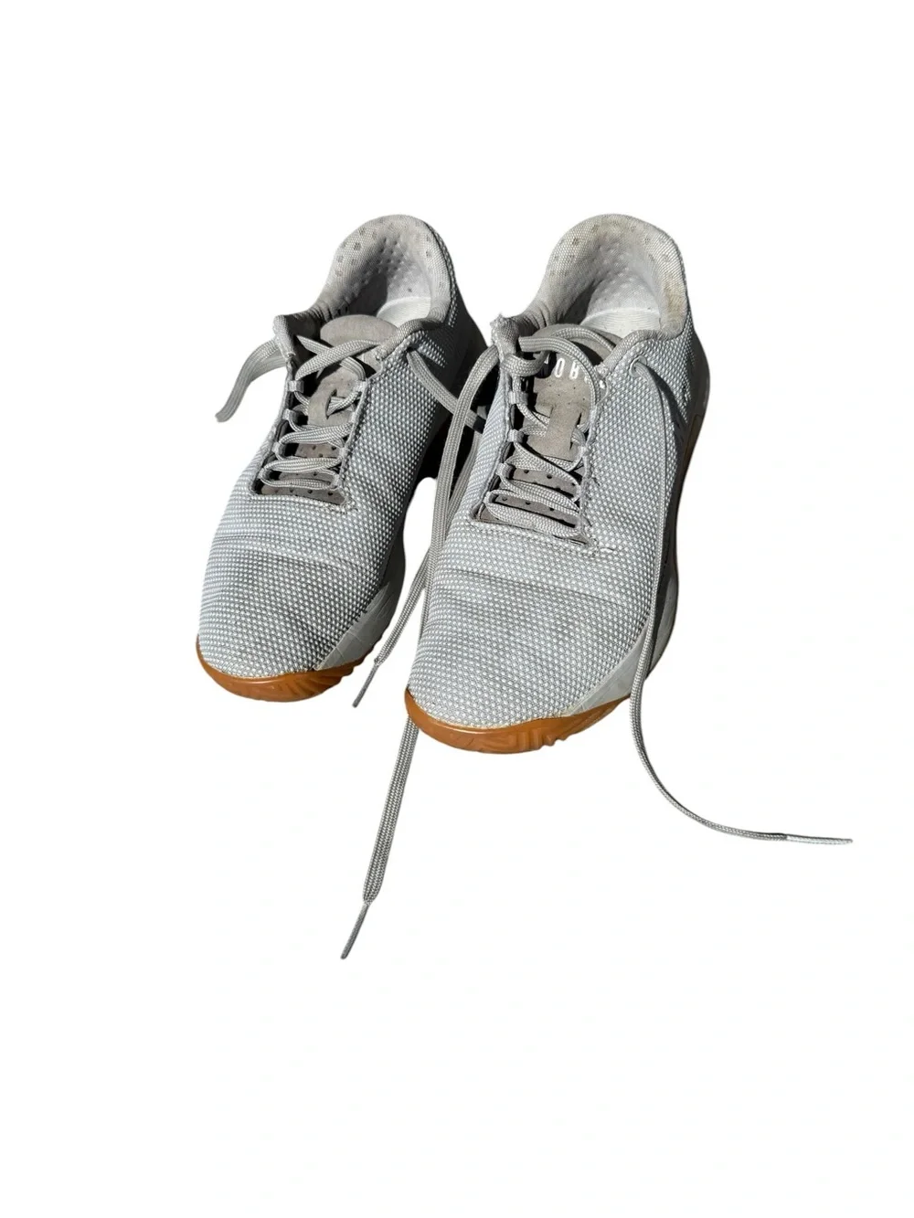 NOBULL Light Gray Mesh Sneakers with Gum Toe